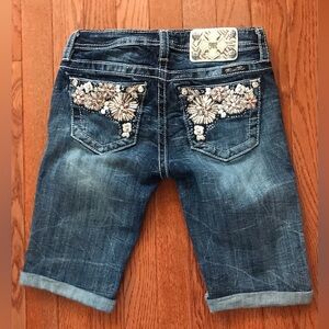 Girls 14 Miss Me Bermuda shorts